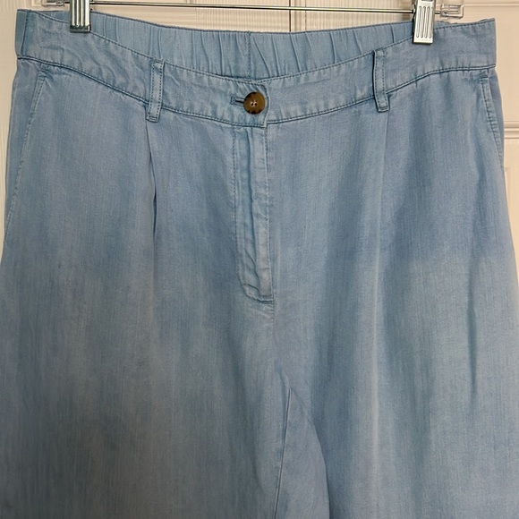 J.JILL POSITANO INDIGO FULL-LEG PANTS IN KAUAI WASH - Picture 4 of 6